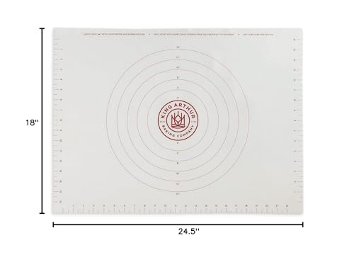 King Arthur Rolling Mat durable silicone with long-lasting markings.