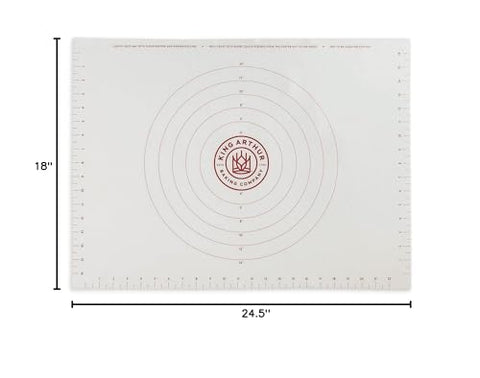 King Arthur Rolling Mat durable silicone with long-lasting markings.