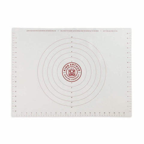 King Arthur Rolling Mat measuring grid remains legible during use.