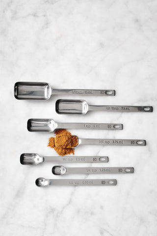 King Arthur spice spoons are dishwasher-safe for daily use.