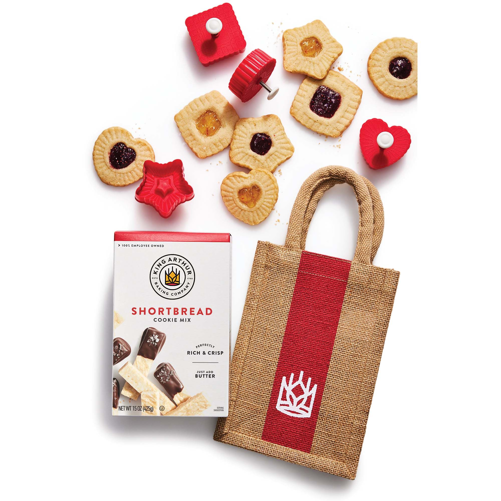King Arthur Thumbprint Cutter Embossed Edges delicate borders for display ready cookies