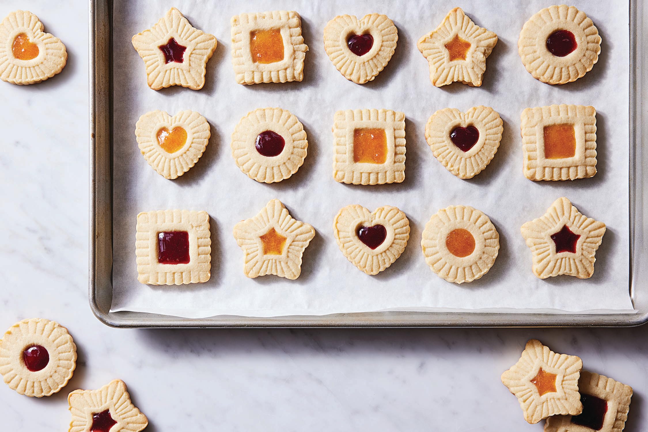 King Arthur Thumbprint Cutter Round round cookies with center indent and clean release