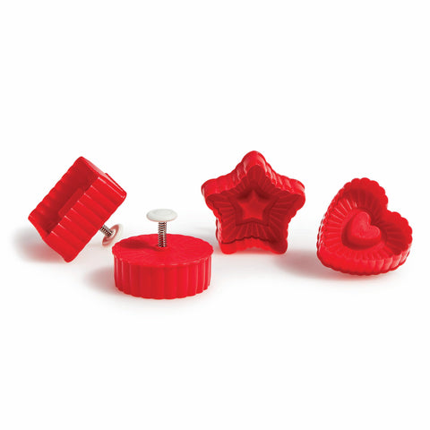King Arthur Thumbprint Cutter Square cookies with precise embossed borders