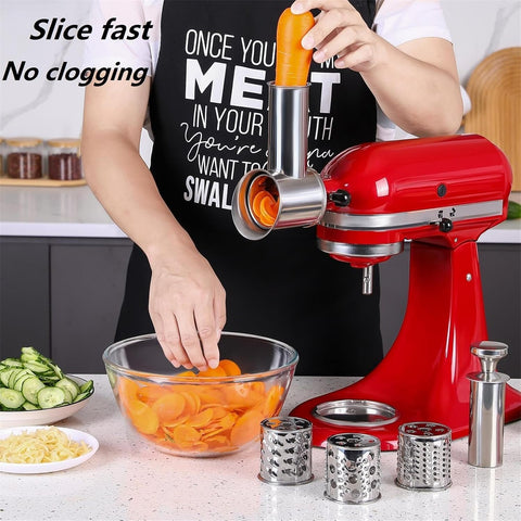 KINGEAGLE easy-pusher system speeds food prep safely.