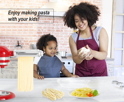 KINGEAGLE KitchenAid-attachment-fit fits securely for home pasta making