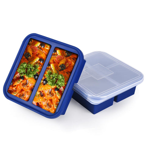 Kinggrand Kitchen 2cup silicone freezer molds for easy portioned soup cubes.