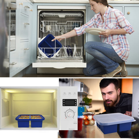 Kinggrand Kitchen large-slice molds ideal for batch cooking and storage.