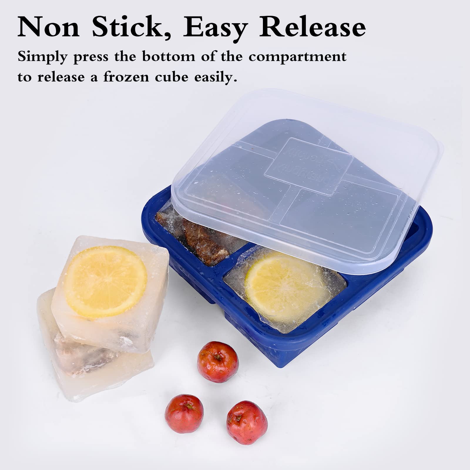 Kinggrand Kitchen easy-release freezer mold for quick, clean removal.