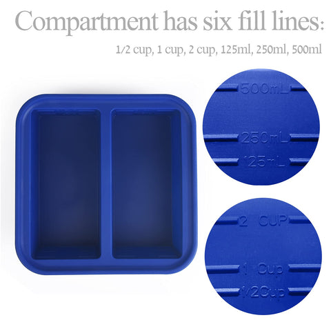 Kinggrand Kitchen easy-release silicone mold for quick, clean cube removal.