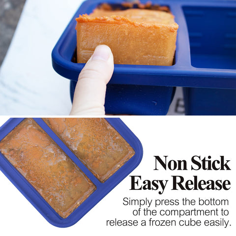 Kinggrand Kitchen stackable freezer tray saves freezer space.