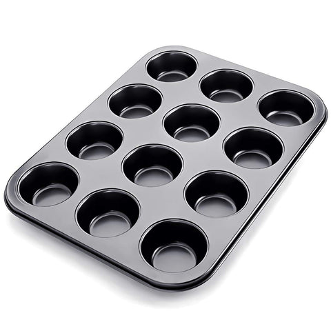 Kingrol 3-piece muffin pans set designed for even browning across batches