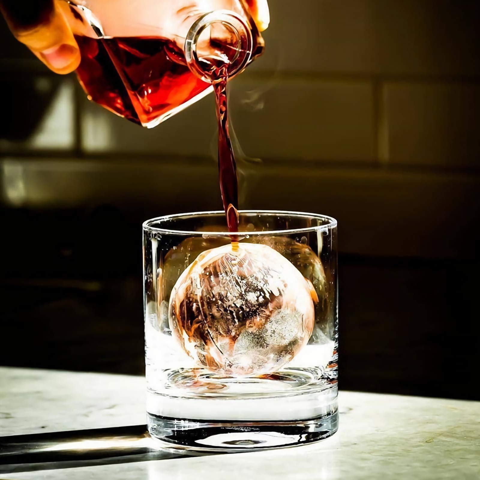 Kingrol 10oz whiskey glass offers comfortable grip and balance