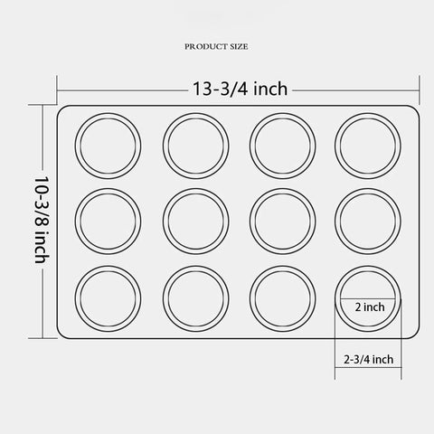 Kingrol brunch-friendly muffin pans for gatherings and desserts