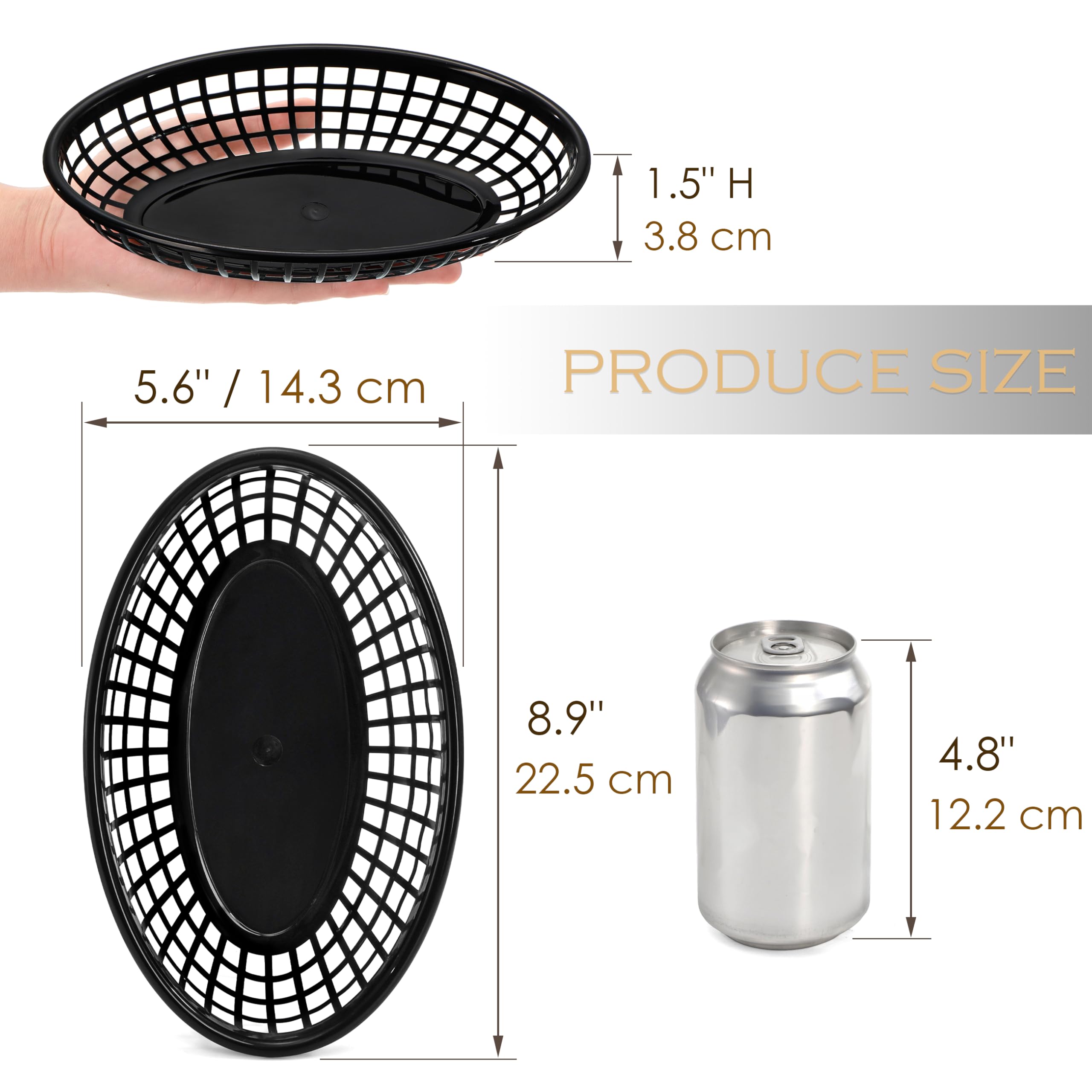 Kingrol open-top baskets provide quick viewing and access to items