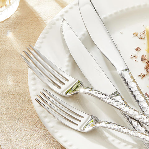 Kingstone 24-piece salad forks help portion control and stylish serving.