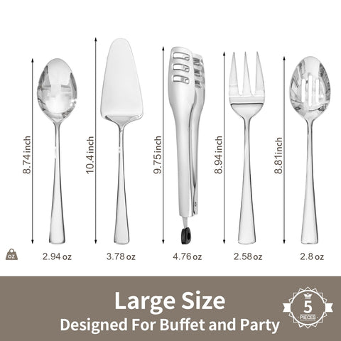 KINGSTONE slotted spoon with perforated bowl for draining sauces.