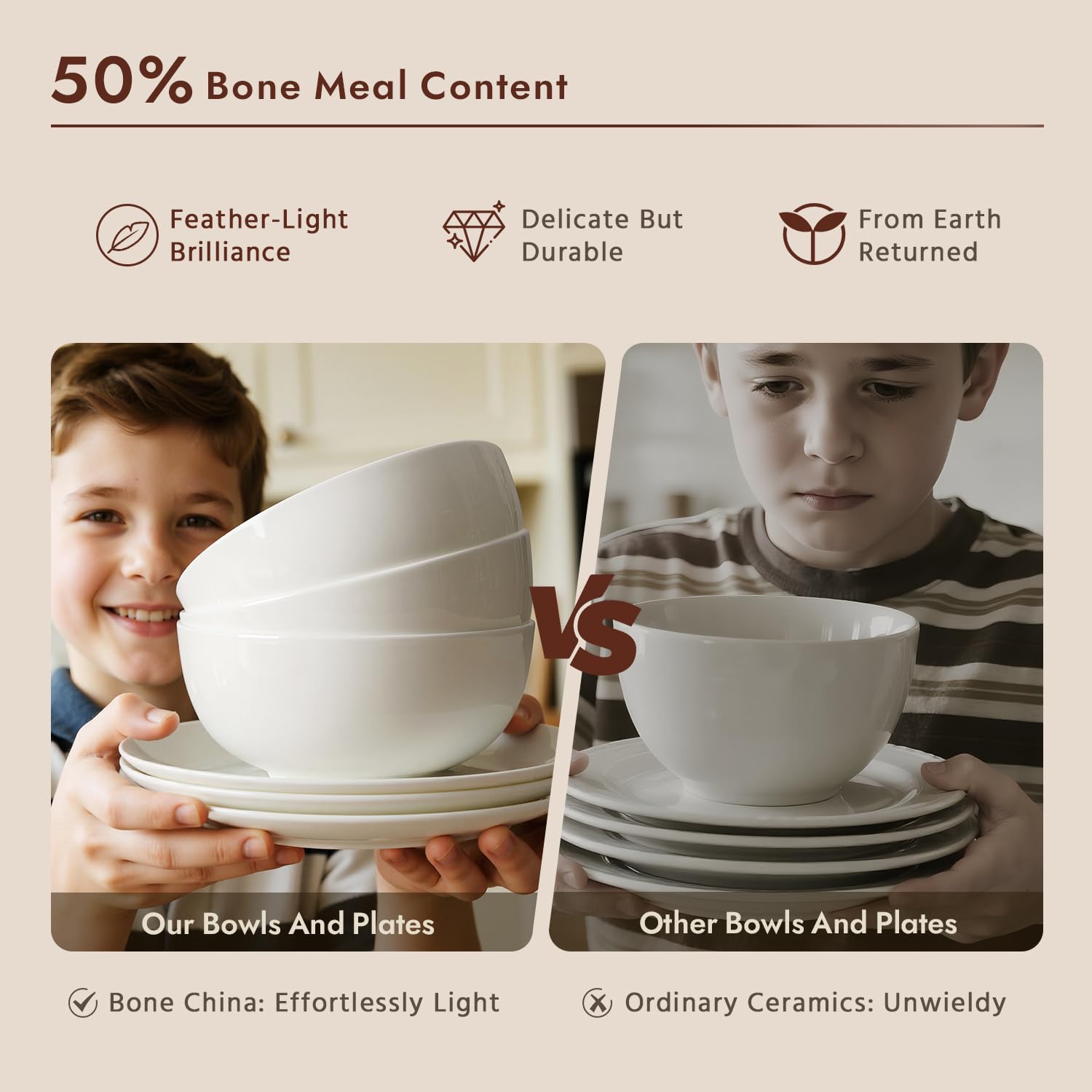 KINGSTONE salad plate closeup, versatile serving for meals