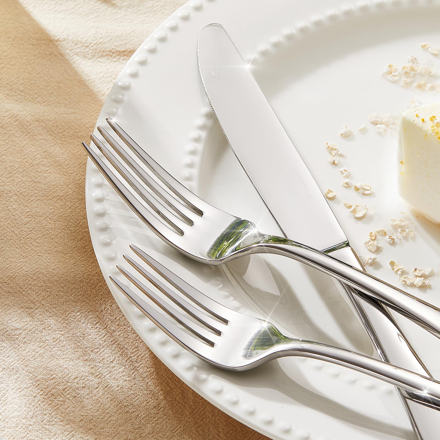 Kingstone dinner fork with sleek design for meals and gatherings