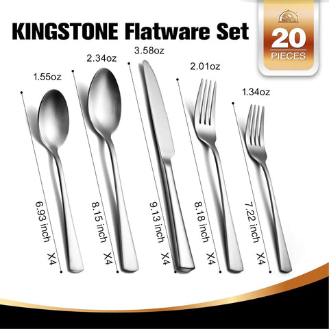 Kingstone dinner fork with sturdy handle for reliable use