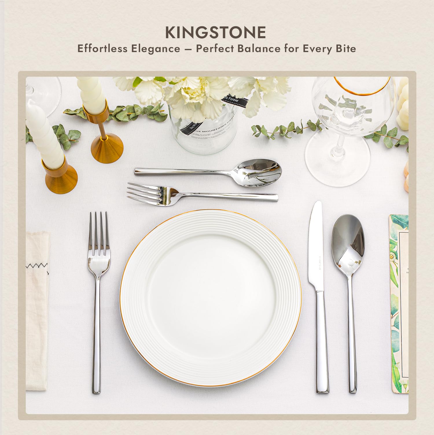 Kingstone 4-piece set helps replenish cutlery quickly for busy homes