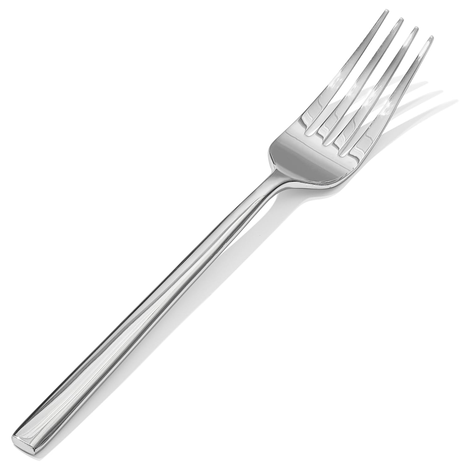 KINGSTONE dinner forks set on table, ideal for family meals with larger plates.