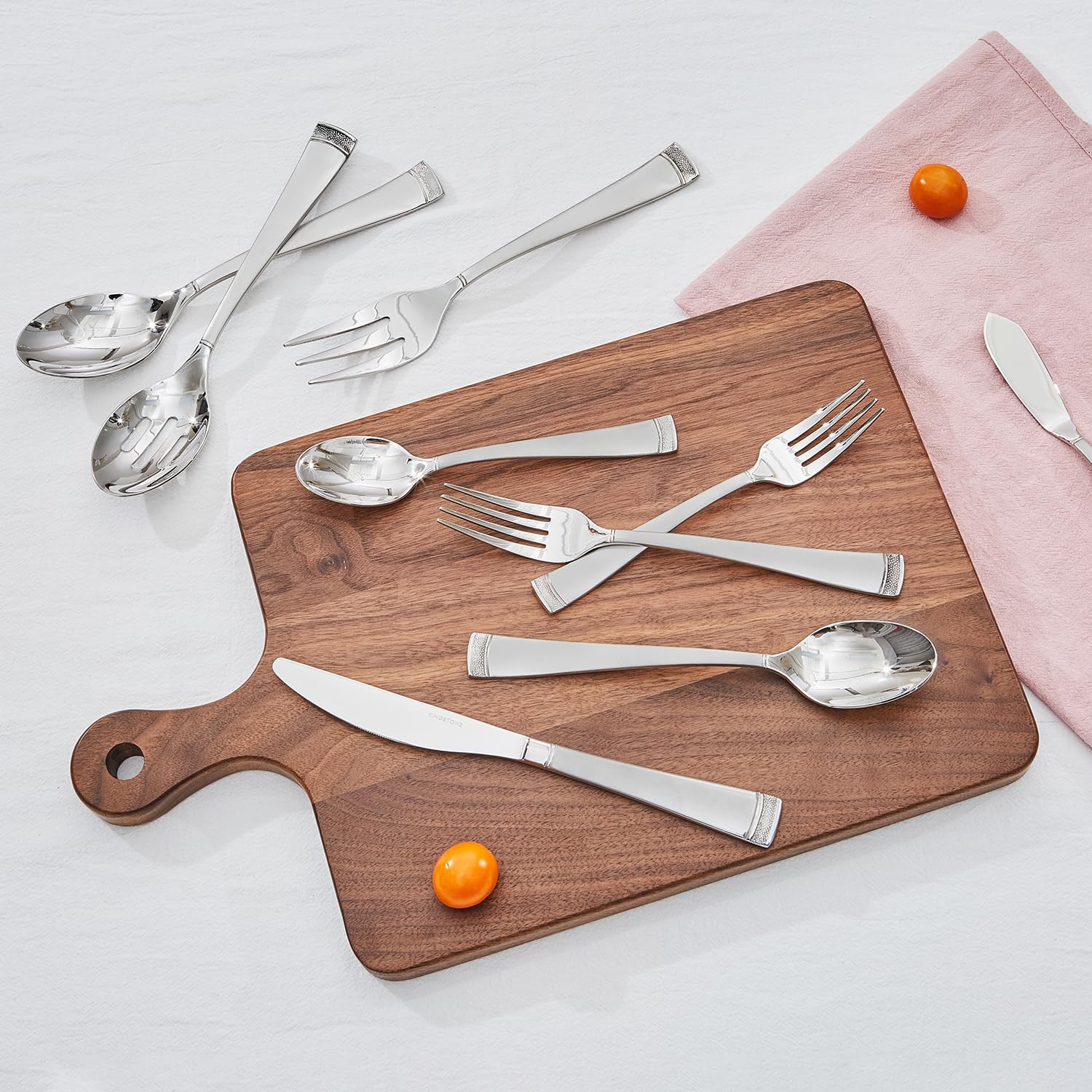 Kingstone dishwasher-safe flatware for easy cleanup after meals