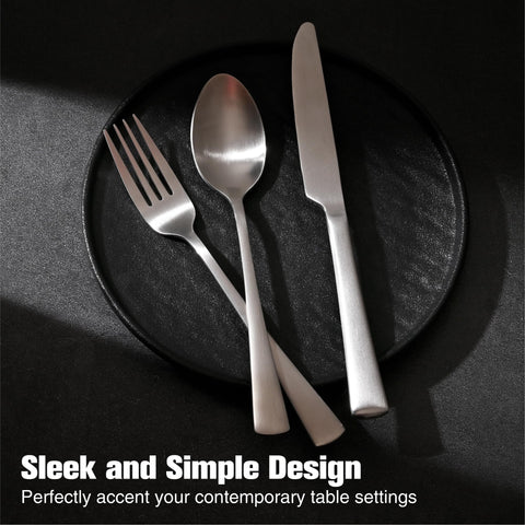 Kingstone dishwasher-safe flatware simplifies cleanup after meals and gatherings.
