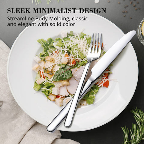 KingStone flatware shown as dishwasher-safe for convenient cleanup