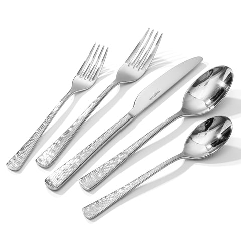 KINGSTONE elegant dining table set showcases premium flatware for celebrations