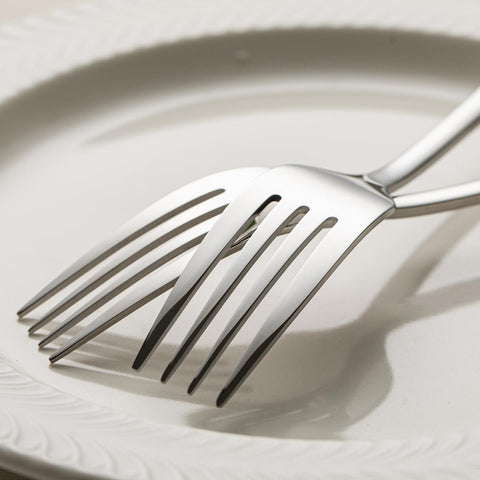 Kingstone mirror finish dinner forks bring elegance to family dinners.