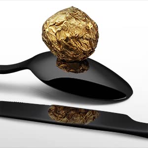 KINGSTONE mirror-polished black cutlery elevates everyday dining with a luxe, modern glow.