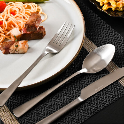 Kingstone modern silhouette complements both casual and formal table settings.