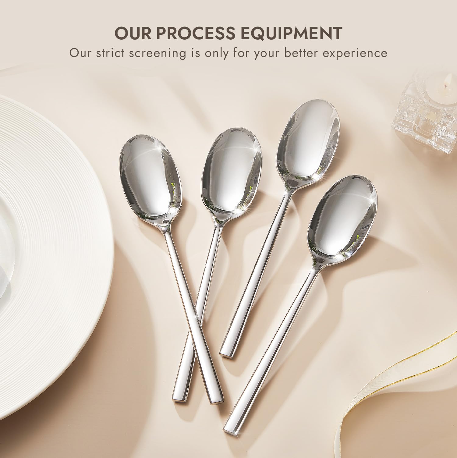 KINGSTONE polished-edge spoons add premium touch to dining occasions