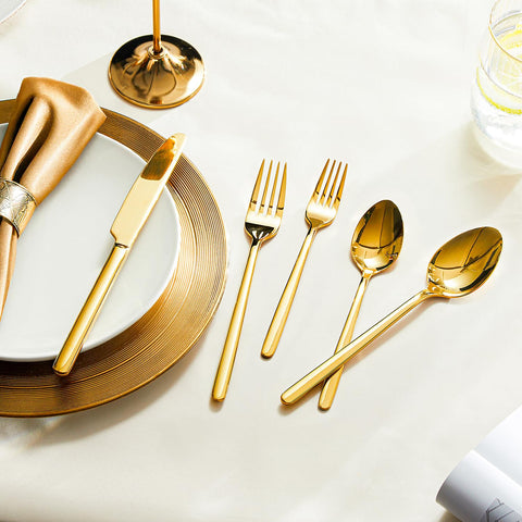 KINGSTONE Thickened ergonomic handles provide comfortable grip during meals