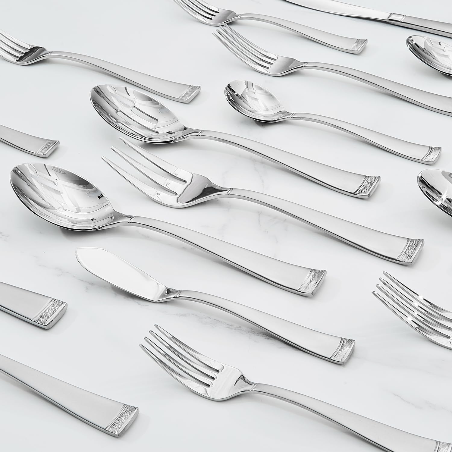Kingstone service for 12 with full place-setting utensils for gatherings