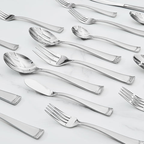 Kingstone service for 12 with full place-setting utensils for gatherings