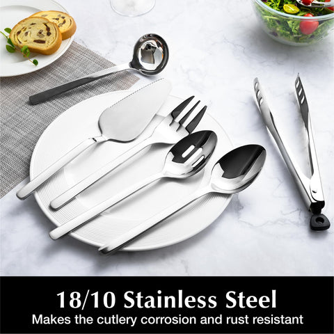 Kingstone serving spoon with balanced weight for comfortable serving.