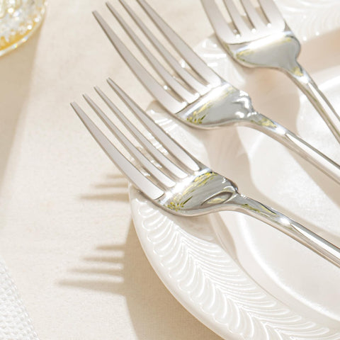 Kingstone classic-silverware design complements modern and traditional tables.