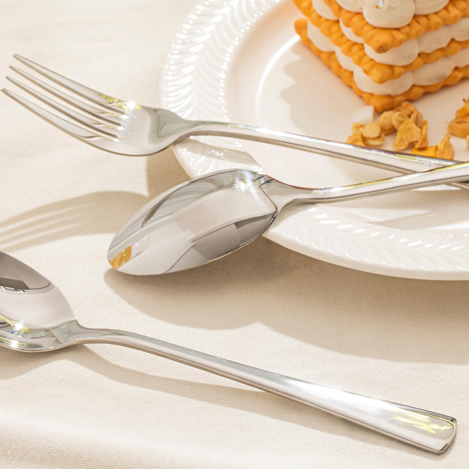 KINGSTONE silverware display pack showcasing premium stainless steel.