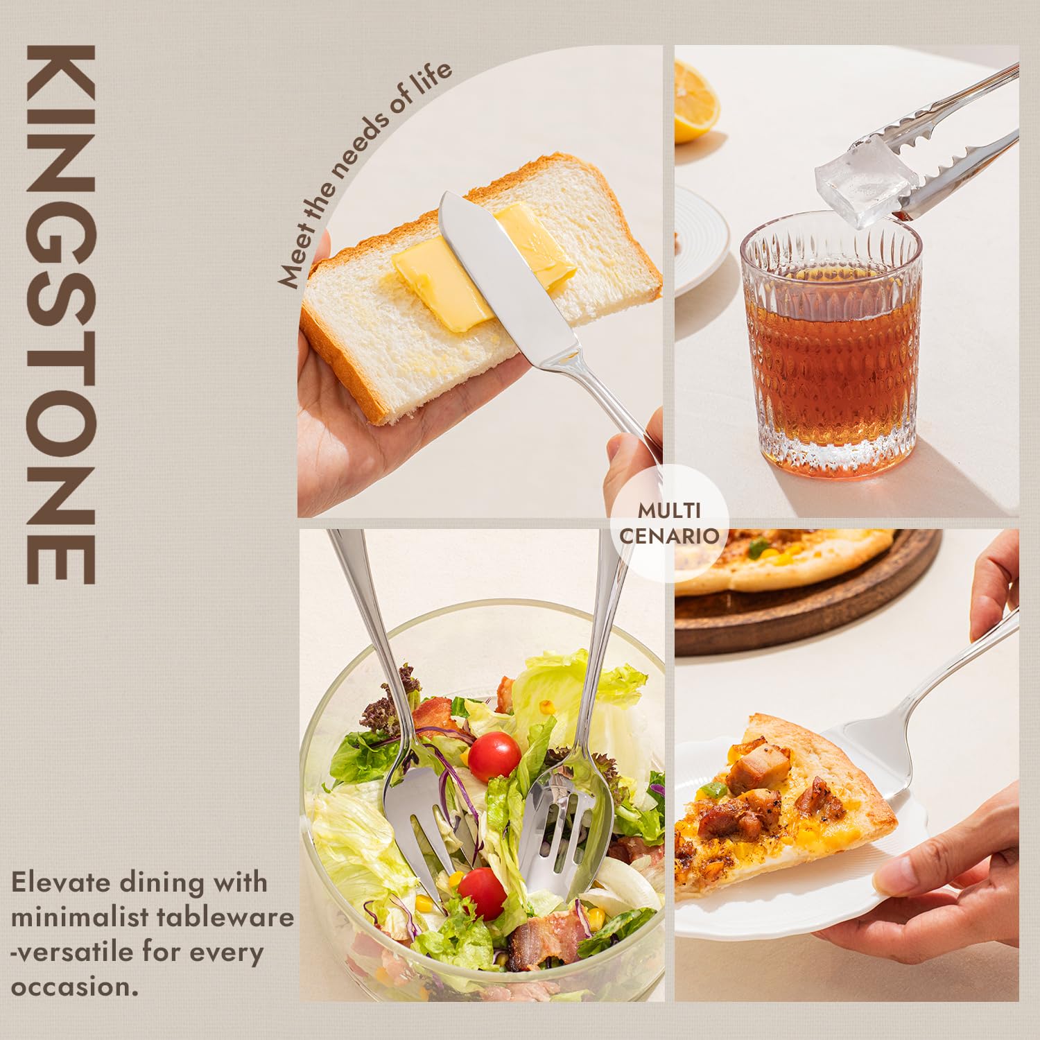 KINGSTONE teardrop cake server adds polish to weddings
