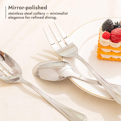 KINGSTONE teardrop serving fork perfect for salads and mains