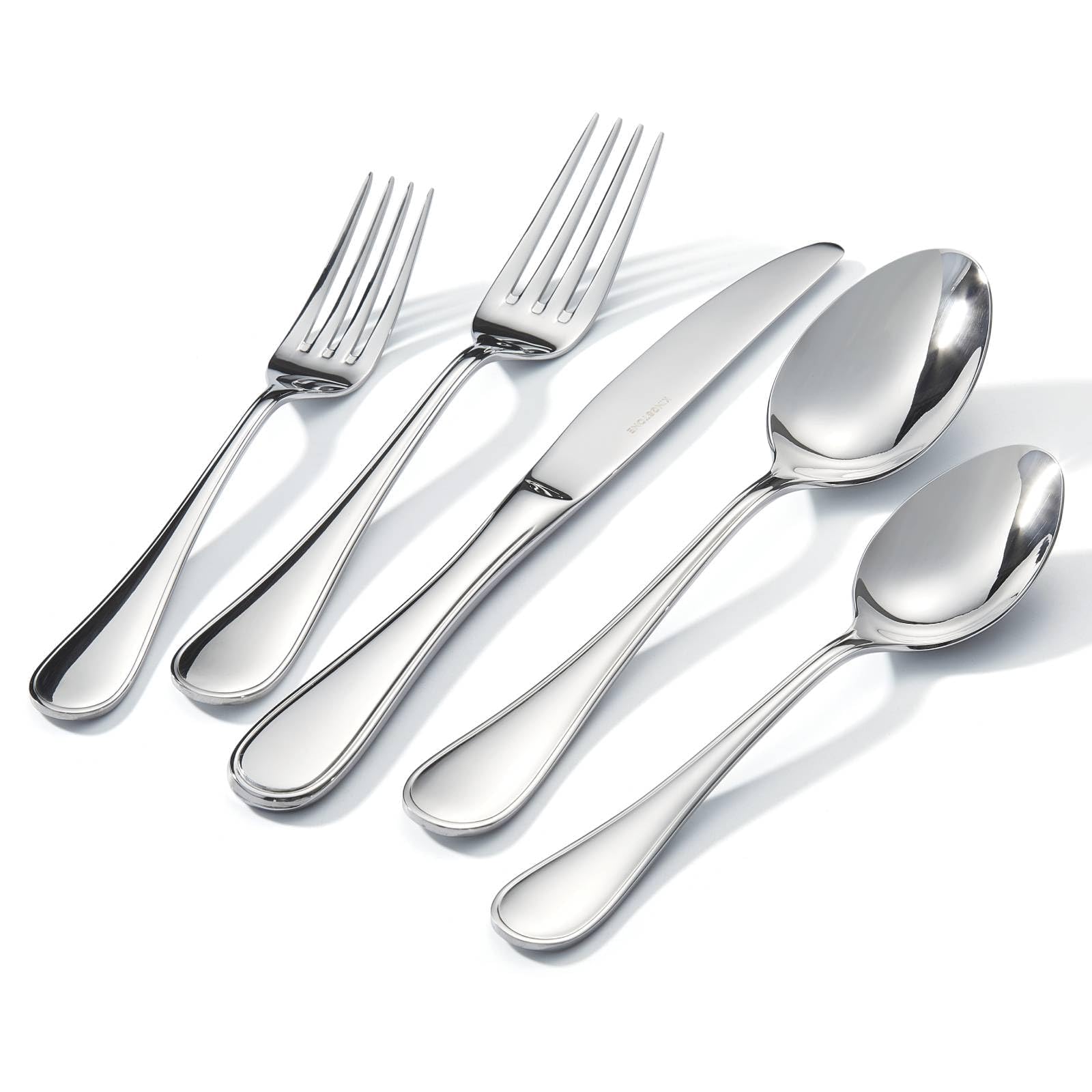Kingstone teardrop dinner forks with premium 18/10 stainless steel and lasting shine