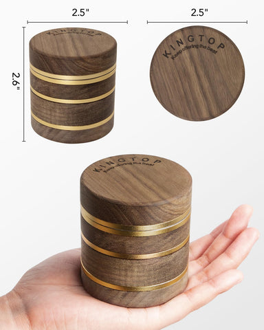 Magnetic lid facilitates quick filling and cleanup on the KINGTOP grinder