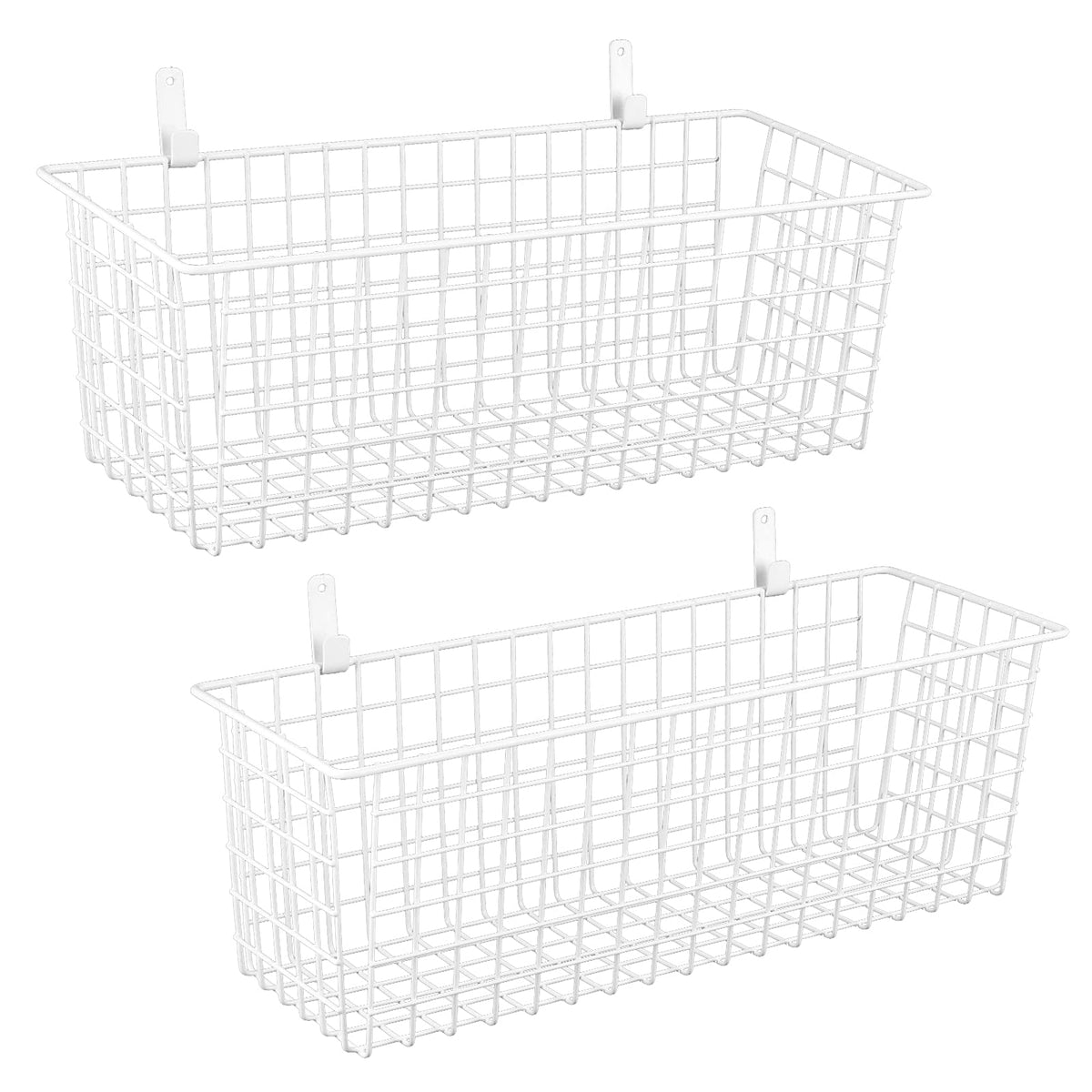 KINLINK extra-large hanging basket side view for easy access and clutter control.