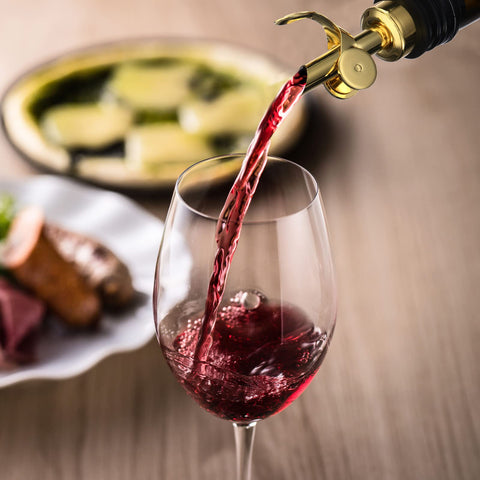 Kinlop stainless-steel pourer with TPE grip for durable, odor-free use.