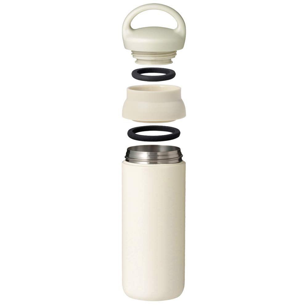 Kinto Dayoff tumbler double-wall insulation close-up demonstrates temperature stability in daily use.