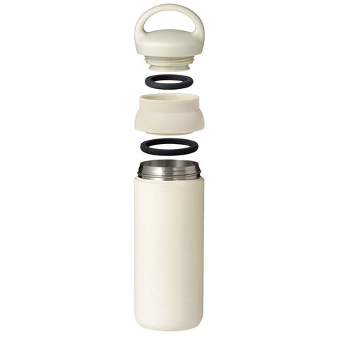 Kinto Dayoff tumbler double-wall insulation close-up demonstrates temperature stability in daily use.
