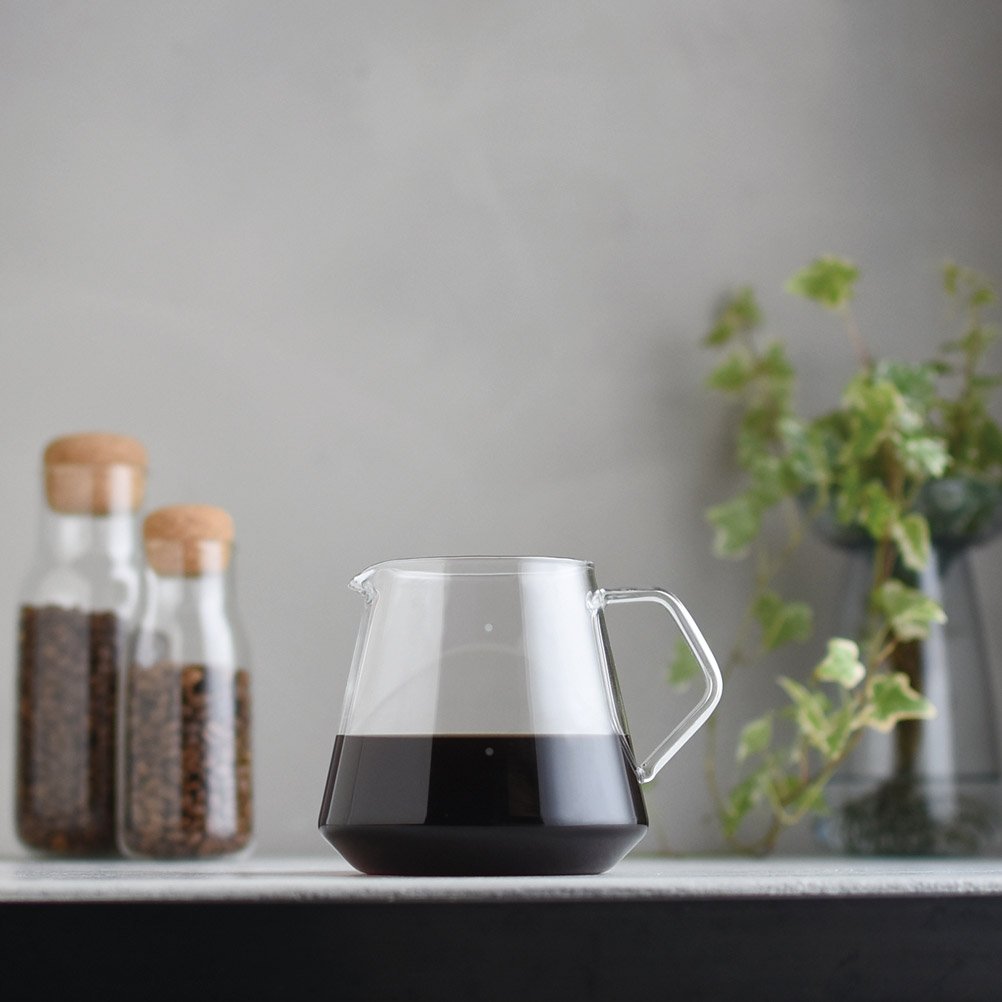 KINTO SCS-S02 coffee server heat-resistant glass for steady heat and visibility
