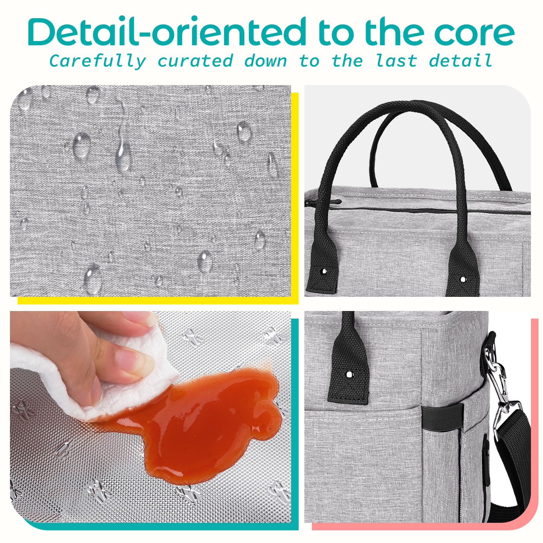 KIPBELIF easy-clean exterior makes post-work cleanup quick and simple