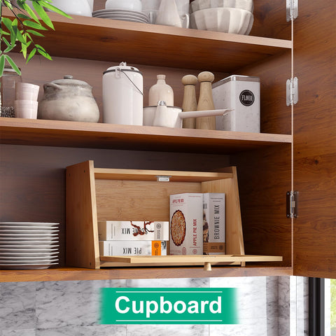Kiplant bread box includes non-slip mats for steadier use